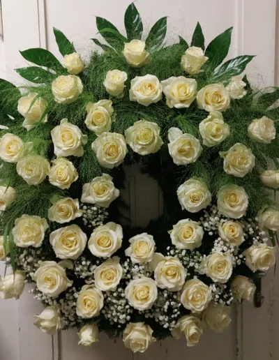 věnec velký růže
