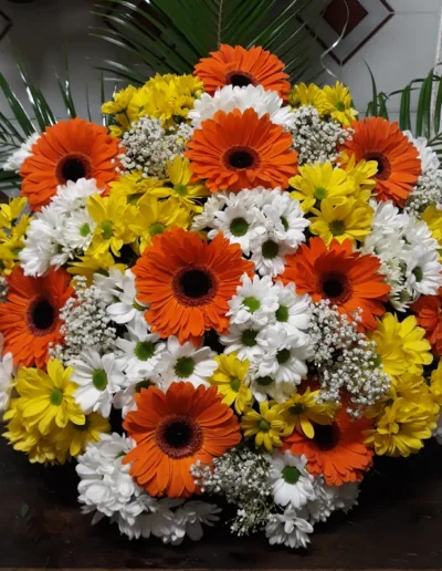 kytice velká gerbery a chryzantémy